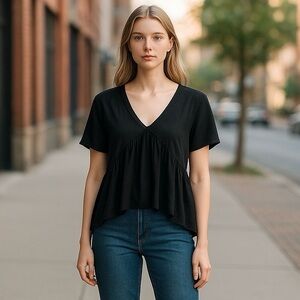 Free People boho styled shirt